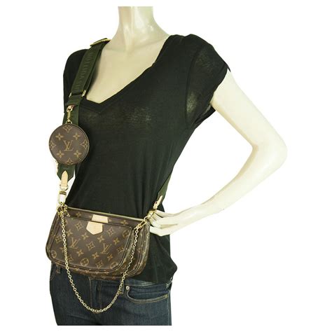 louis vuitton pochette multi brown monogram canvas cross body bag|louis vuitton monogram bag price.